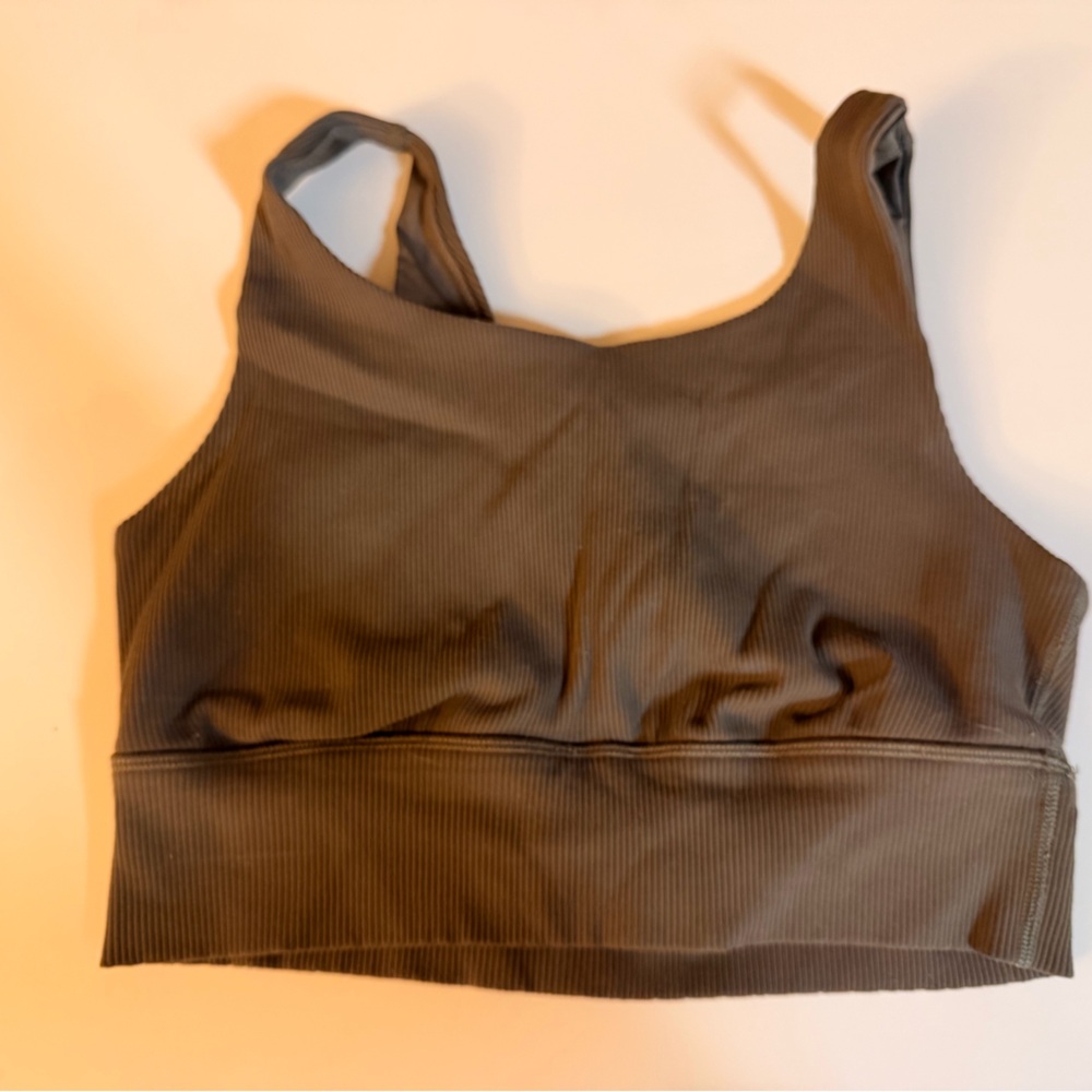 Aerie Chocolate Ribbed Bralette